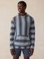 Whitewater Hoodie - Teal Channel Stripe