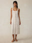 Linen Aurora Dress - Flax