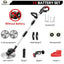 Cordless 3-in-1 Yard Trimmer – 21V Brushless, 9-Inch Cut, Foldable Design