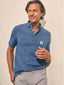 Yale Short-Sleeve Movement™ Polo - Sea Navy Melange