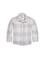 Kids Legend™ Sweater Shirt - Winter Clouds Plaid