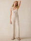 Twill Linen Overall - Flax
