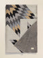 B. Yellowtail Star Patchwork Blanket - Grey Star Patchwork