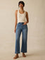 Stretch Terry Patch Pocket Ankle Pant - Riverton Wash