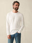 Sunwashed Slub Crew - White