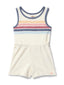 Kids Cabana Towel Terry Romper - Seacoast Skyline Stripe