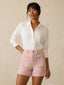 Sunwashed Regenerative Cotton Knit Shirt - White