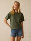 Sunwashed Regenerative Vintage Tee - Thyme