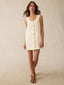 Linen Denim Malibu Mini Dress - Whitecliff Wash