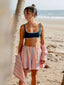 Laguna Linen Bayview Short - Cabana Multi Stripe