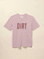 DIRT Sunwashed Regenerative Cotton Tee - Vista Plum