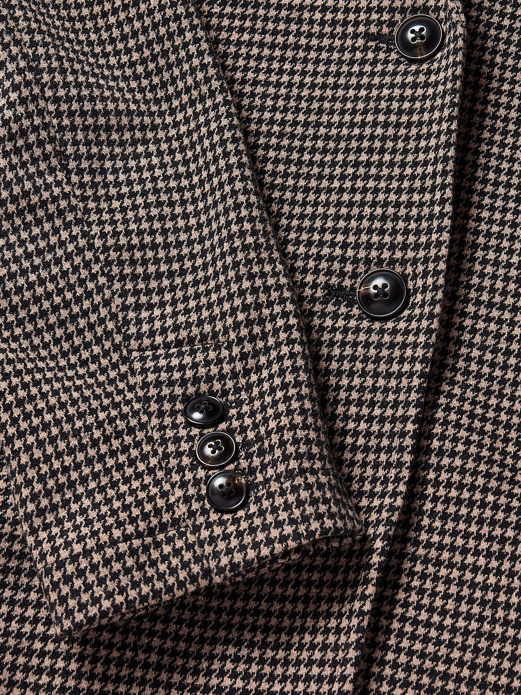 Inlet Knit Tweed Blazer - Mocha Mountain Houndstooth