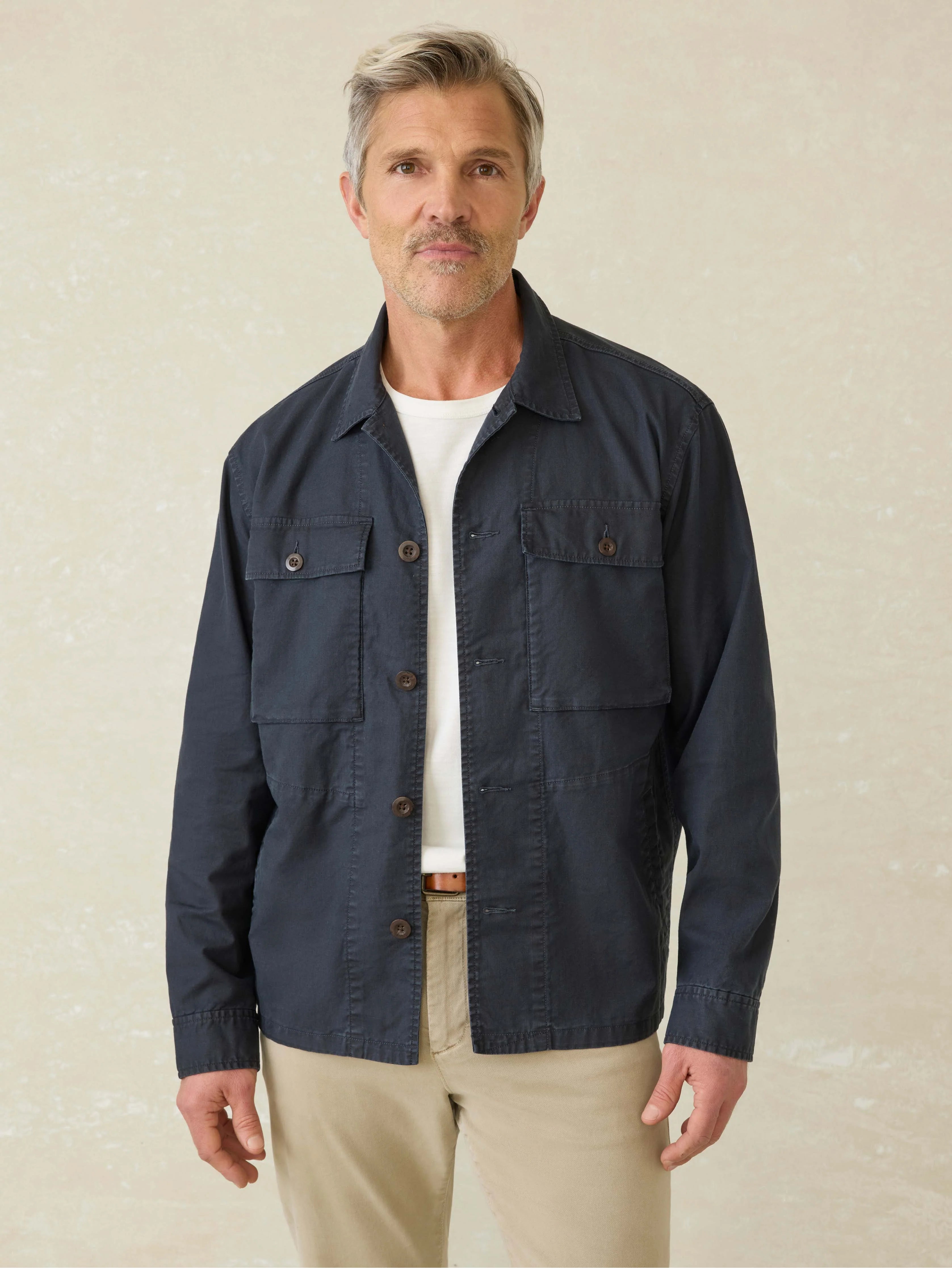 Commander Shirt Jacket - Washed Charcoal Secondary image