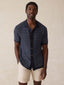 Short-Sleeve Sweater Shirt - Northern Depths Stripe