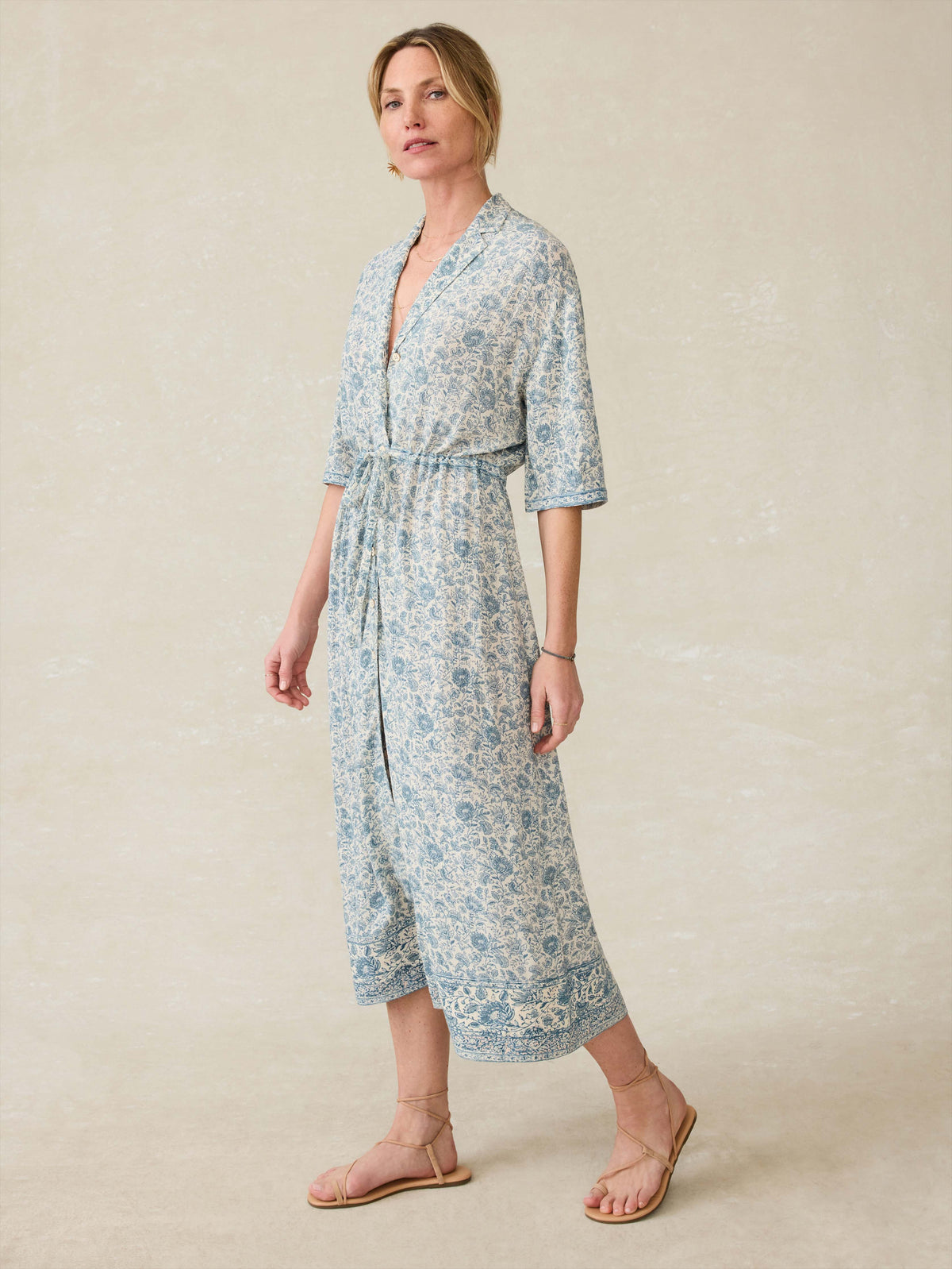 Island Dress - Blue Water Floral Main image