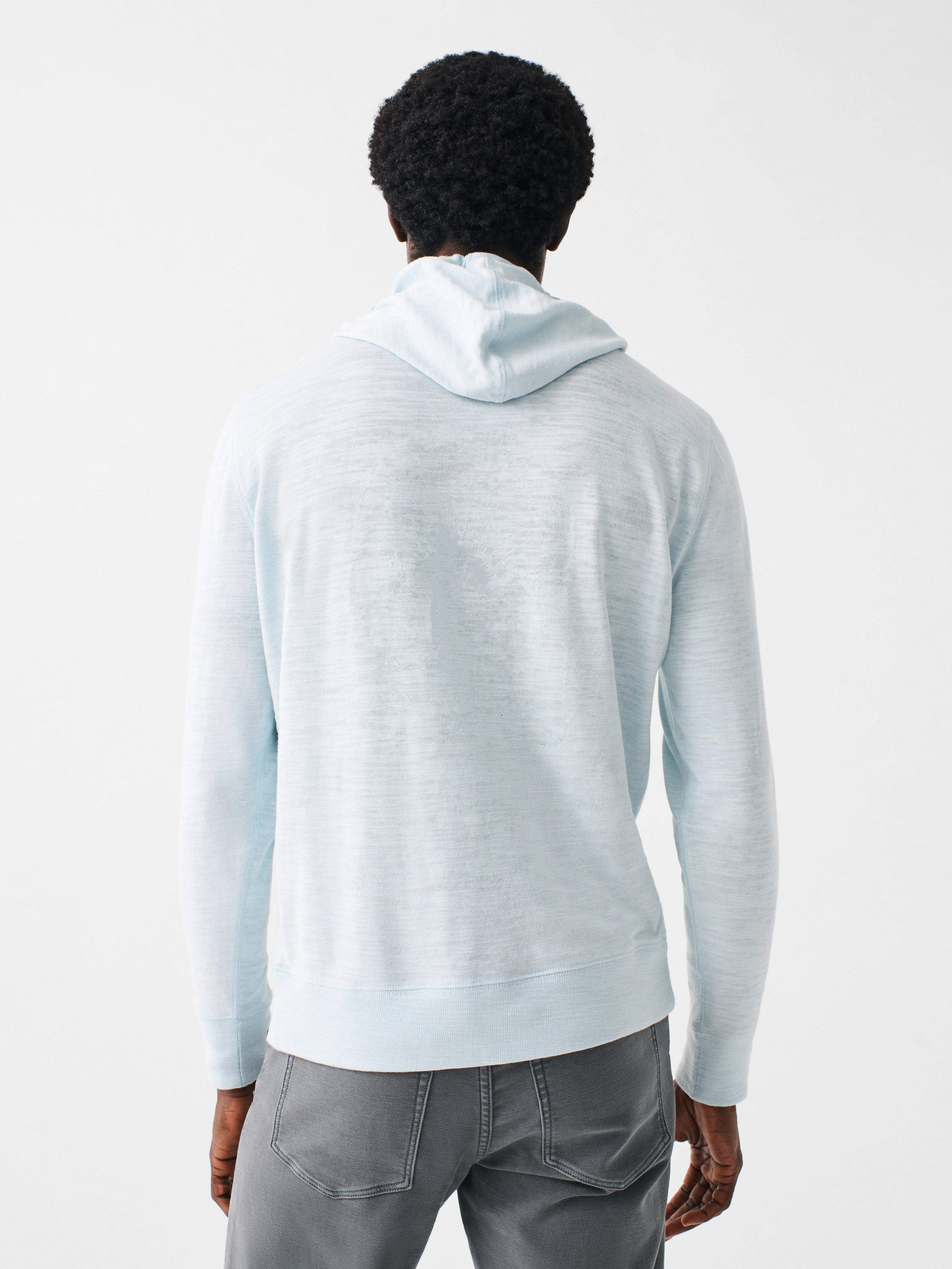 Nantucket Heritage Slub Cotton Hoodie - Sky