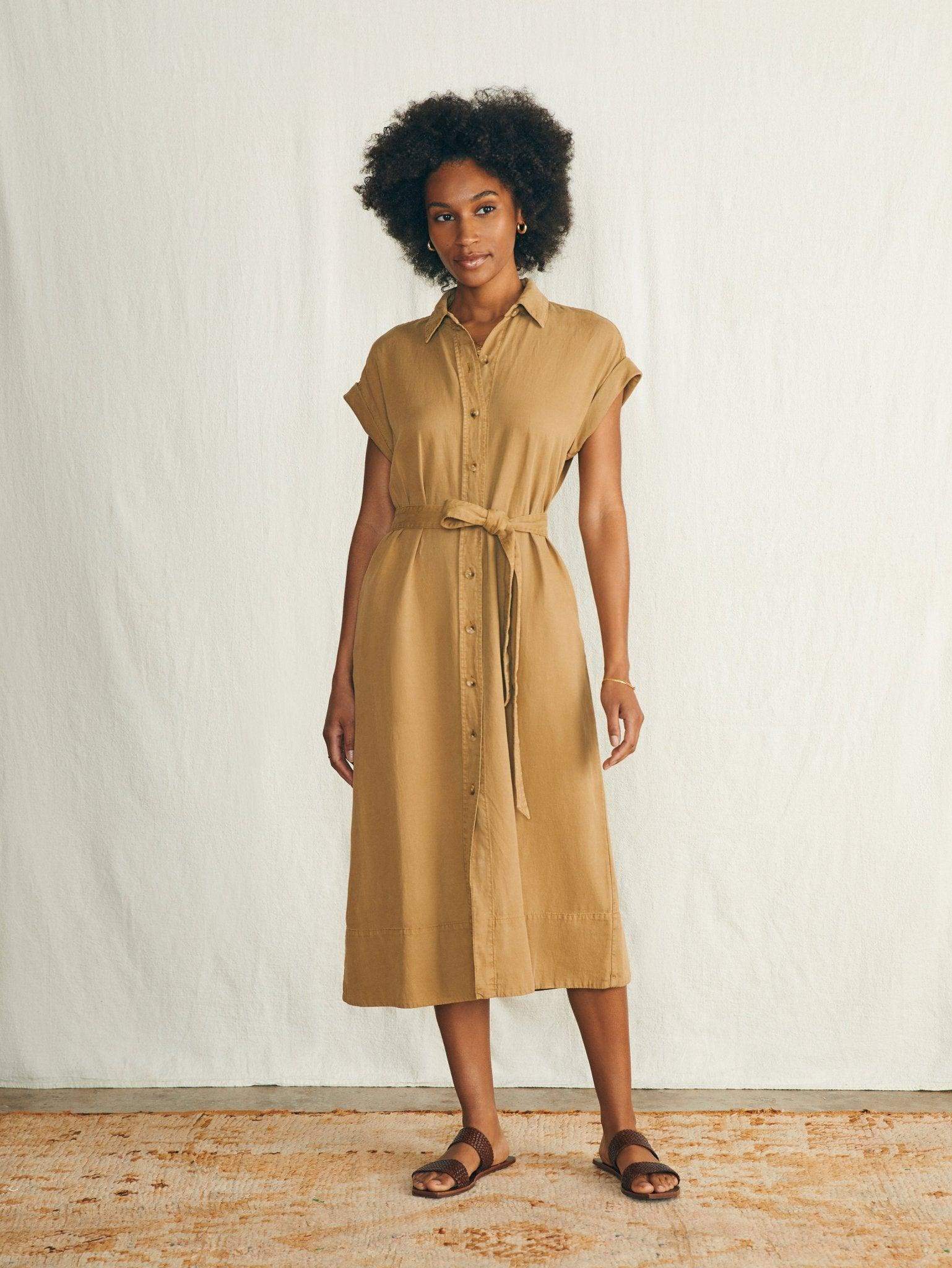 Arlie Shirtdress - Antique Bronze Main image