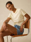 Sunwashed Regenerative Essential Tee - Lemon Sorbet