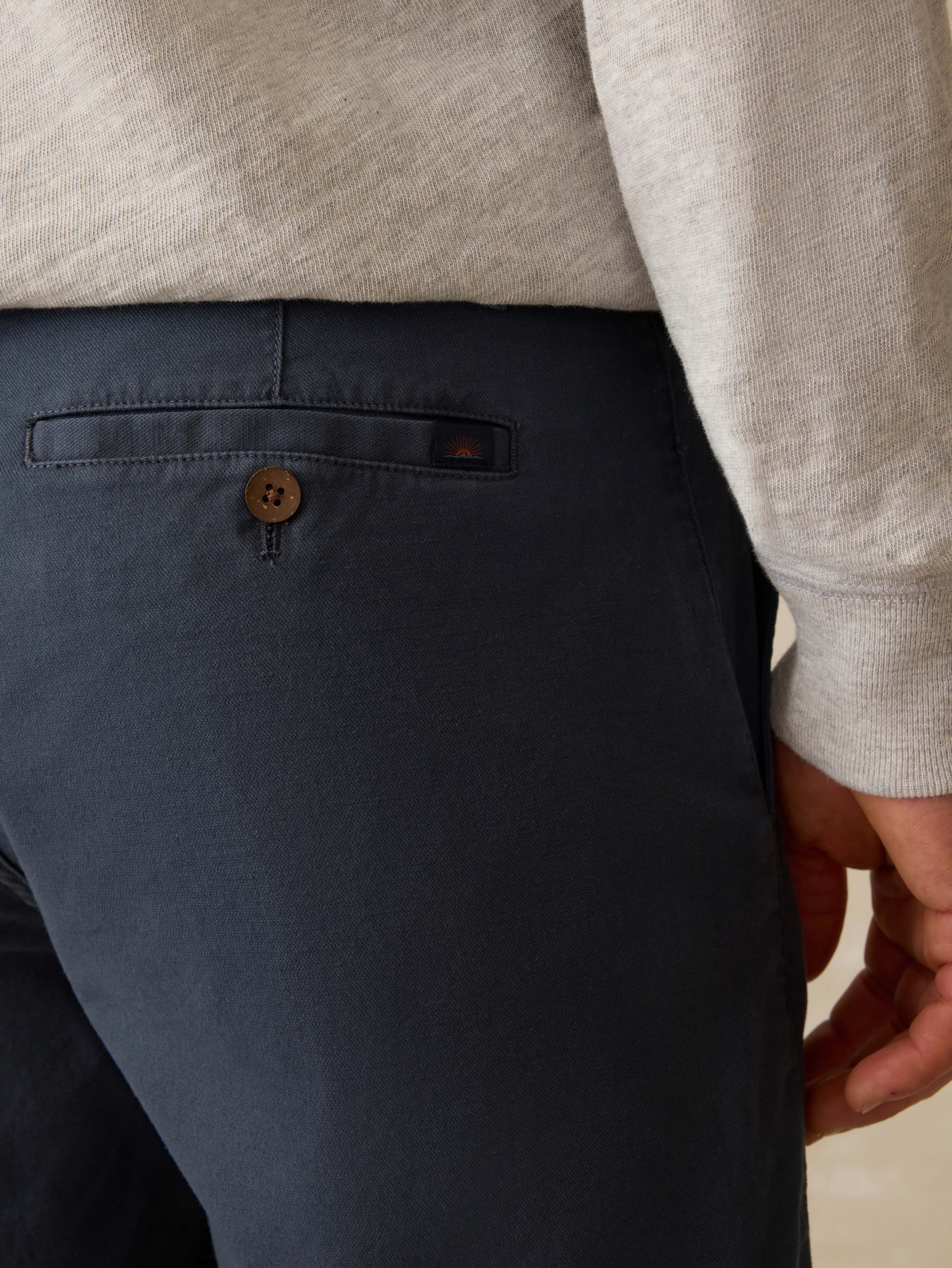 Essential Chino Short (8") - Blue Nights Secondary image