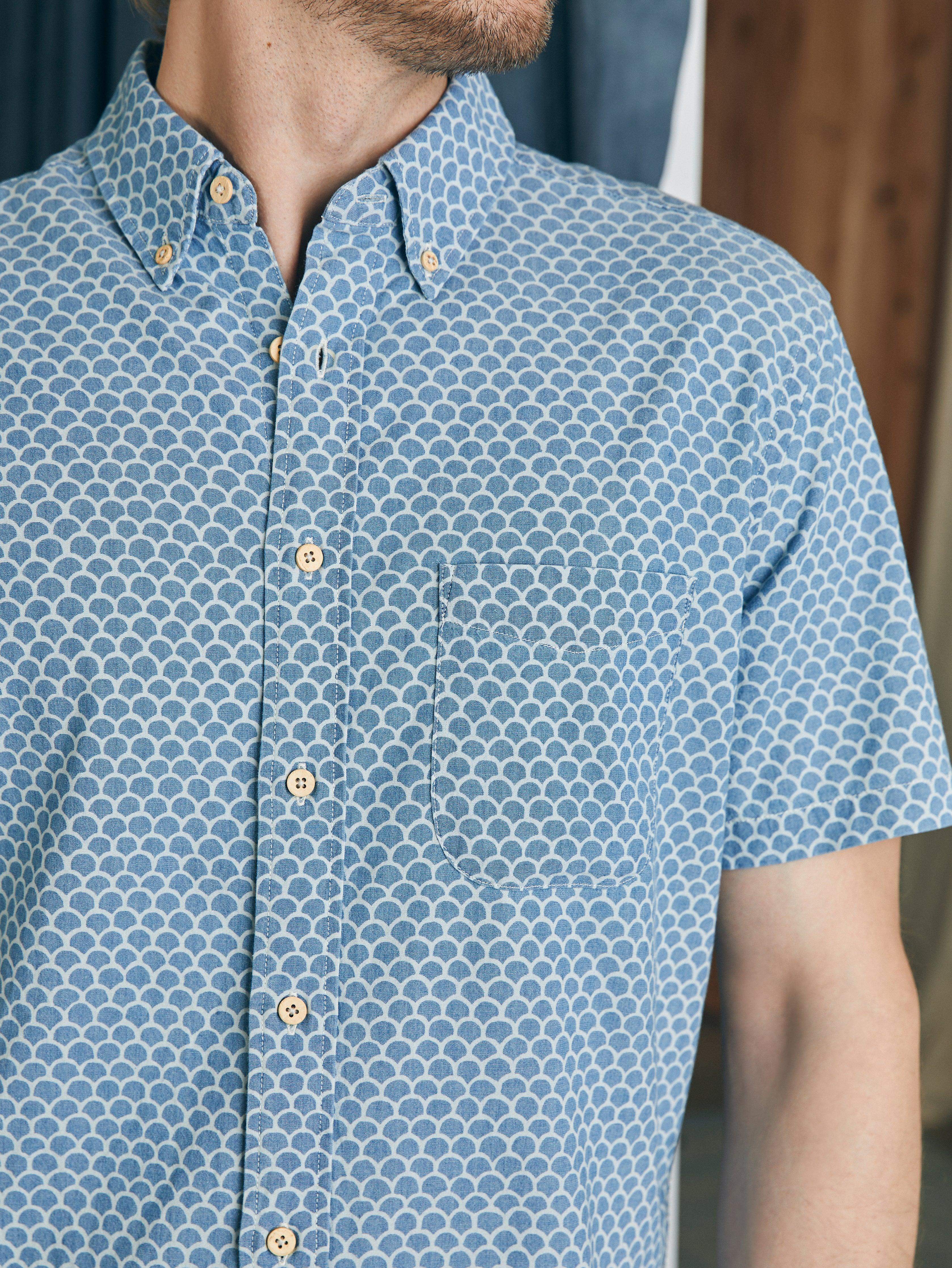 Short-Sleeve Stretch Playa Shirt - Fishscale Redux Secondary image