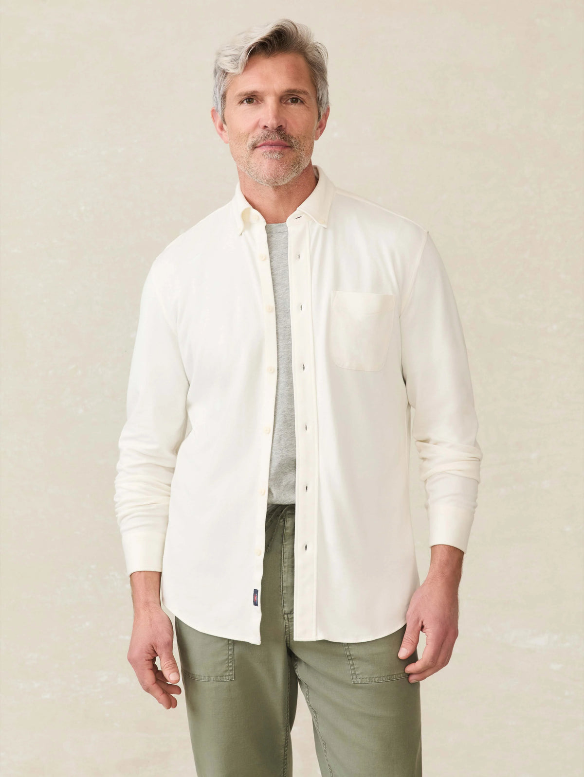 Coastline Knit Shirt - Whitewall Main image