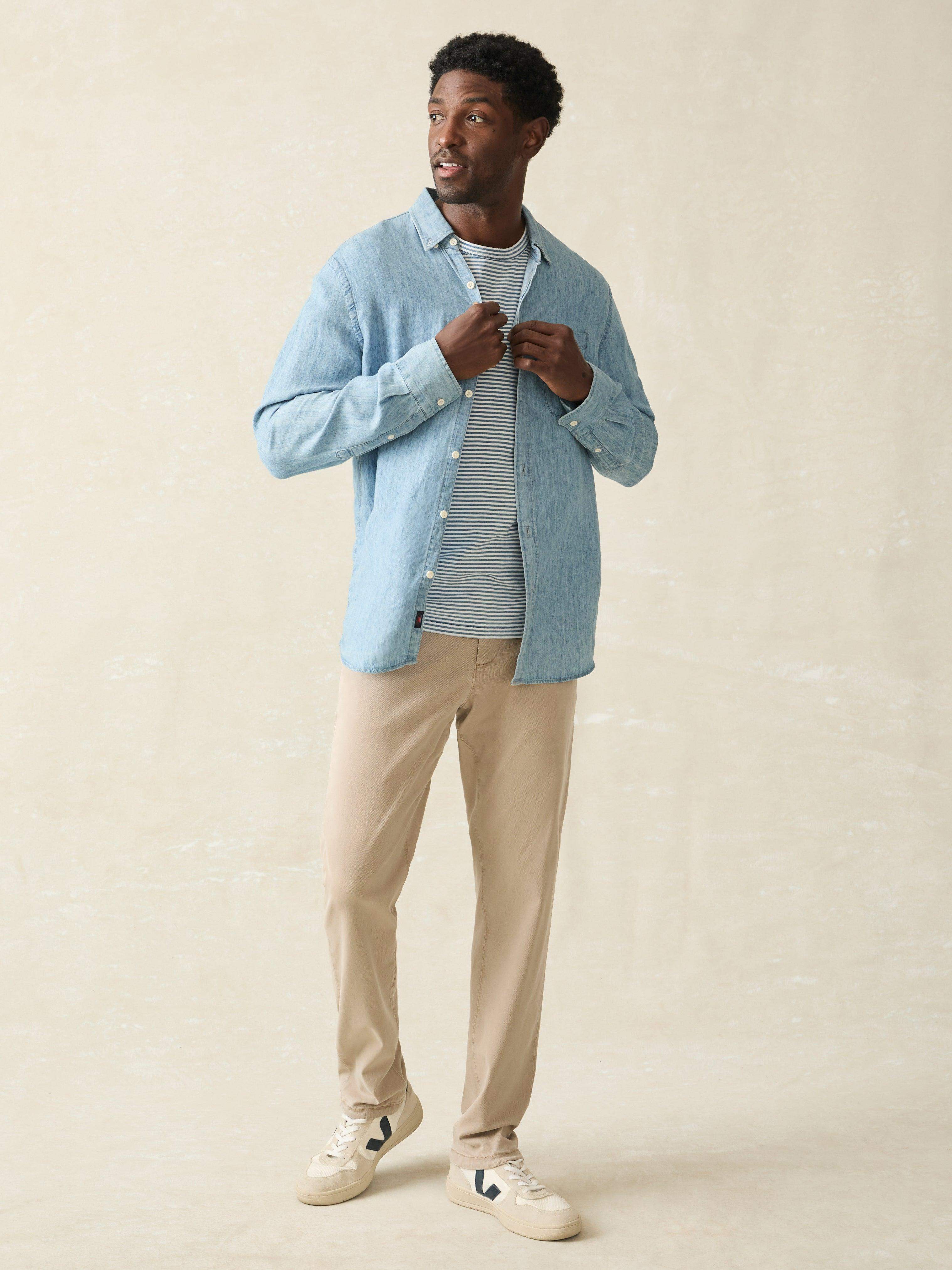 Tried \u0026 True Chambray Shirt (Tall) - Vintage Indigo Secondary image