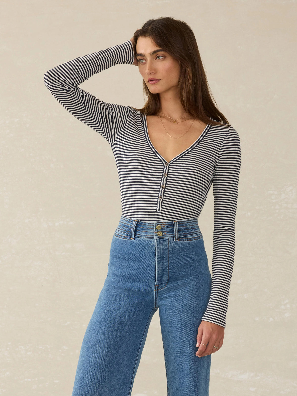 Freestyle Henley - Berkley Stripe Main image