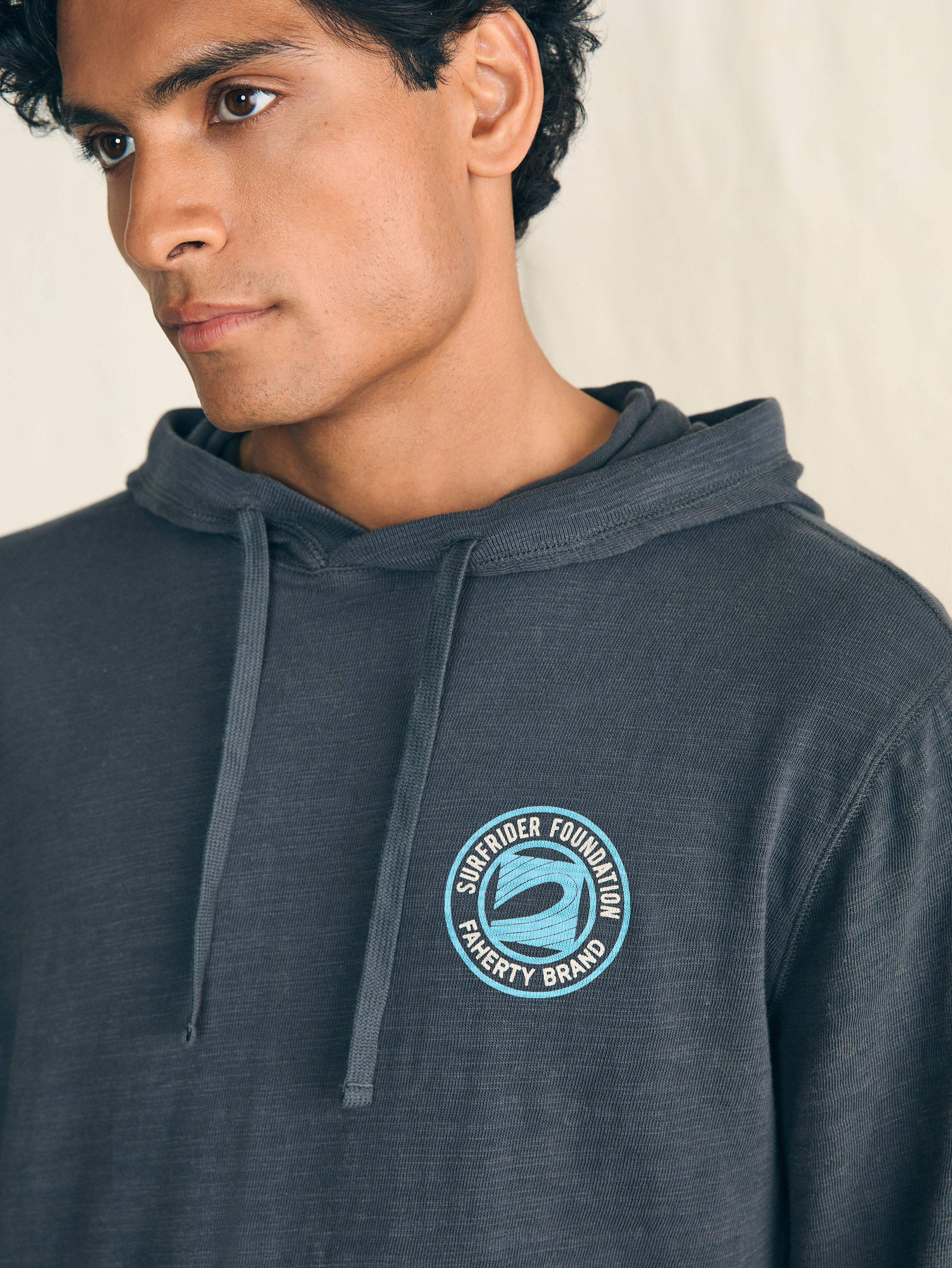 Surfrider Sunwashed Slub Hoodie - Graphite Secondary image