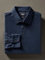 Movement™ Long-Sleeve Pique Polo - Harbor Night Heather