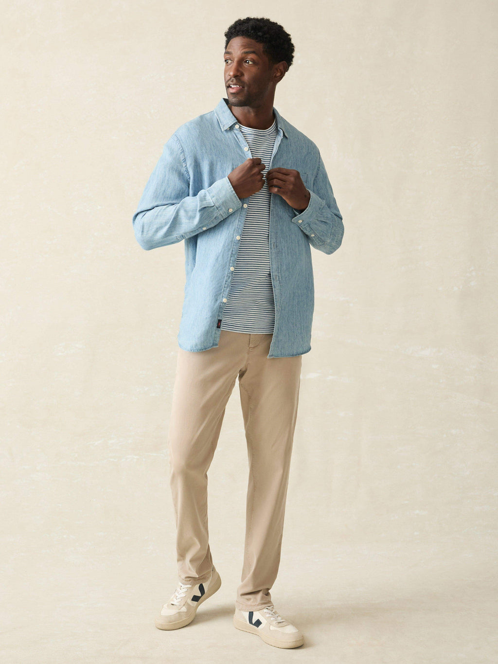 Tried \u0026 True Chambray Shirt - Vintage Indigo