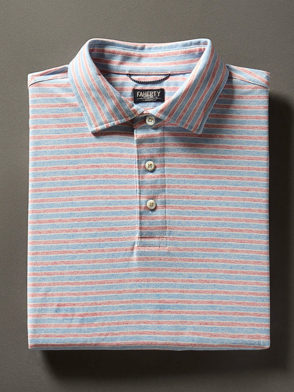 Short-Sleeve Movement™ Polo Shirt - Horizon Line Stripe