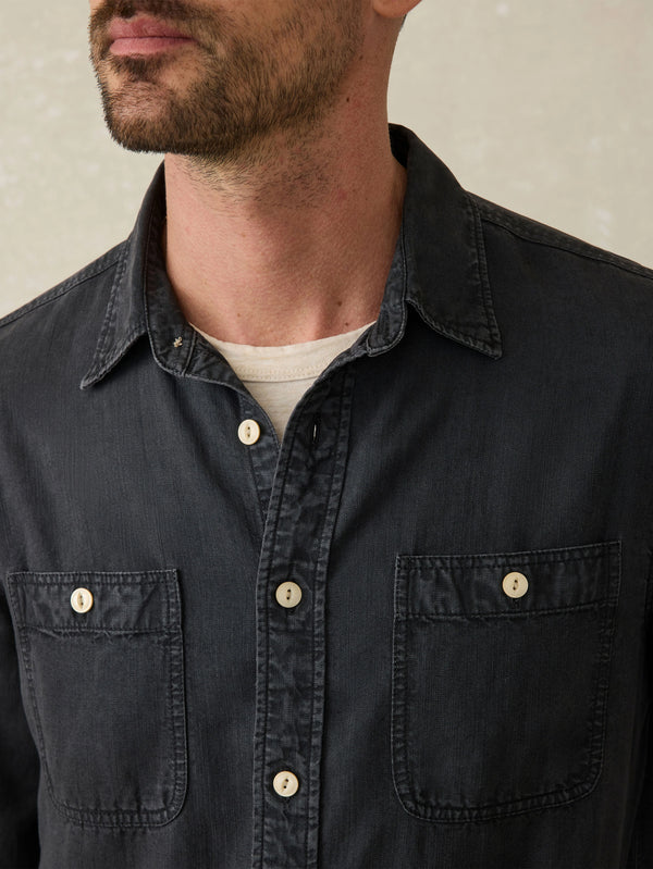 Tried & True Chambray Workshirt - Durango Black