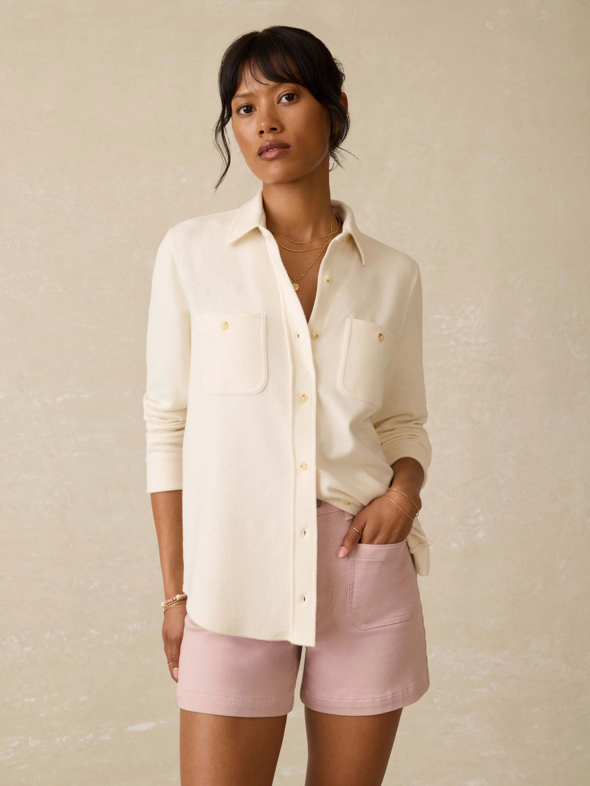 Legend™ Sweater Shirt - Light Oatmeal Twill Main image