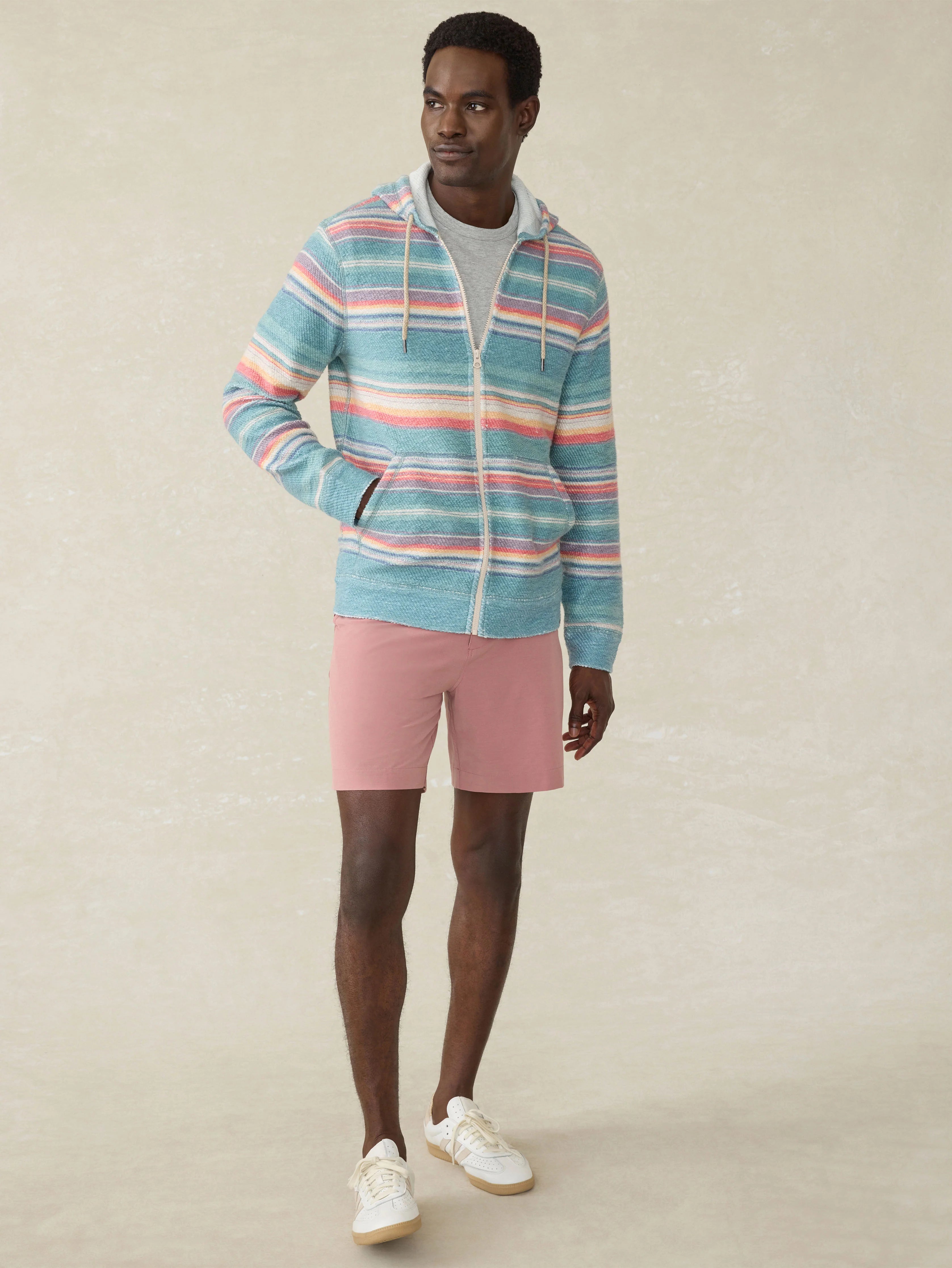 Whitewater Full Zip Hoodie - Island Sunrise Main image