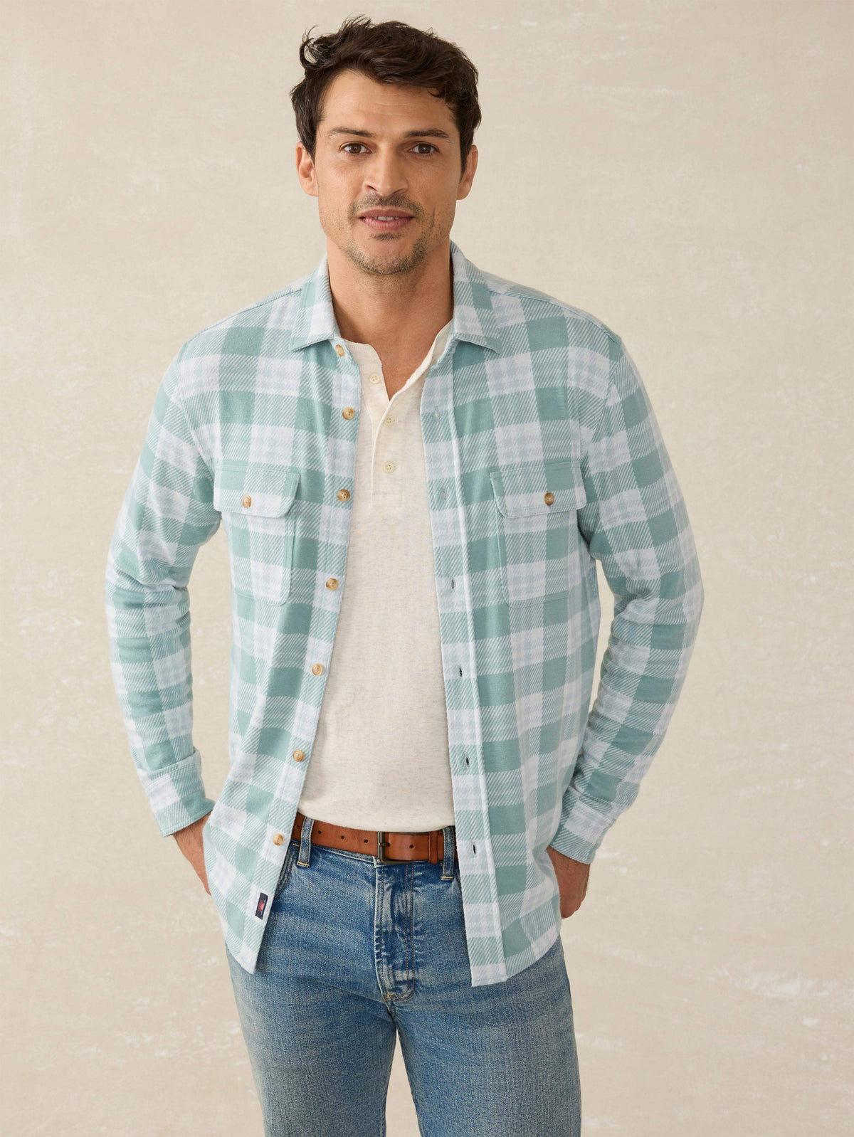 Legend™ Sweater Shirt - West Palm Plaid Main image