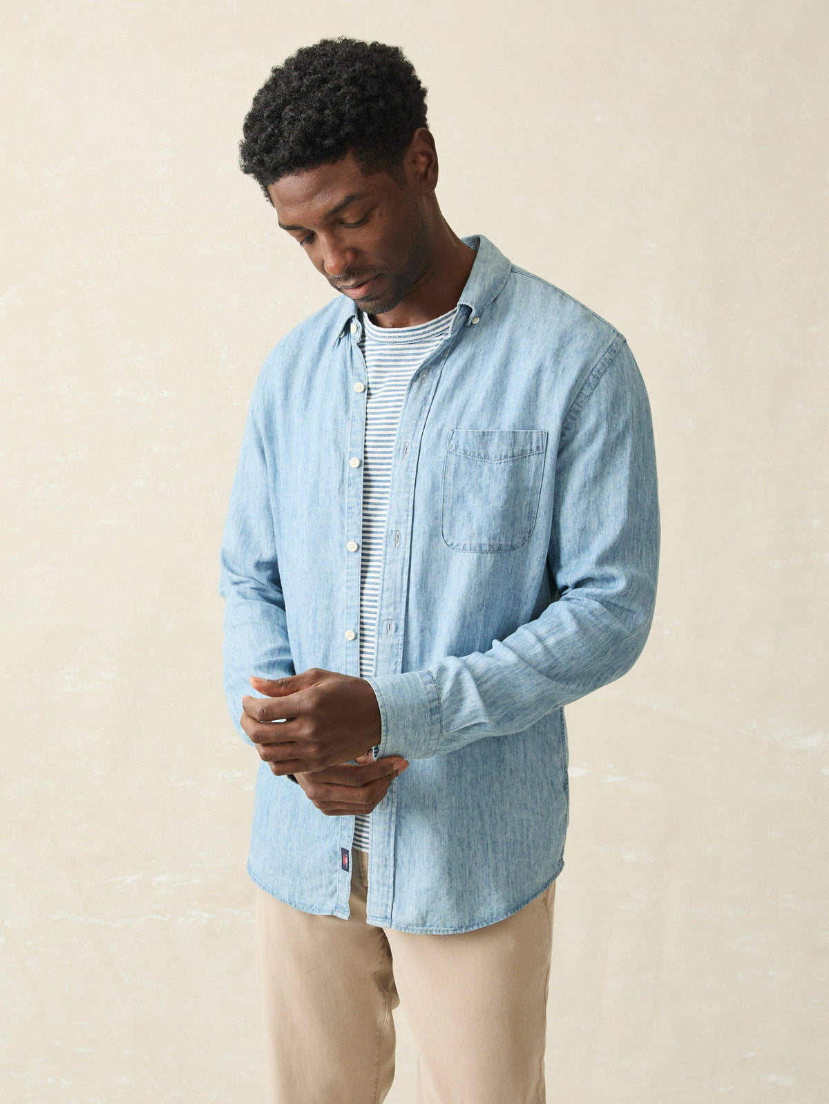 Tried \u0026 True Chambray Shirt - Vintage Indigo Main image