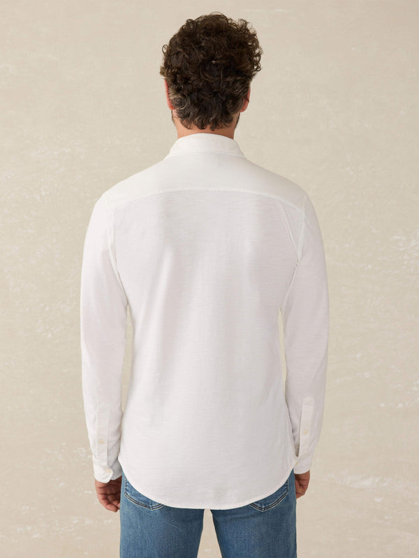 Sunwashed Knit Shirt - White