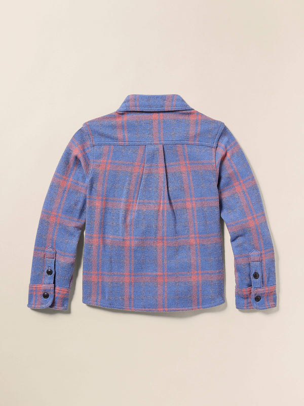 Kids Legend™ Sweater Shirt - Twilight Mauve Plaid