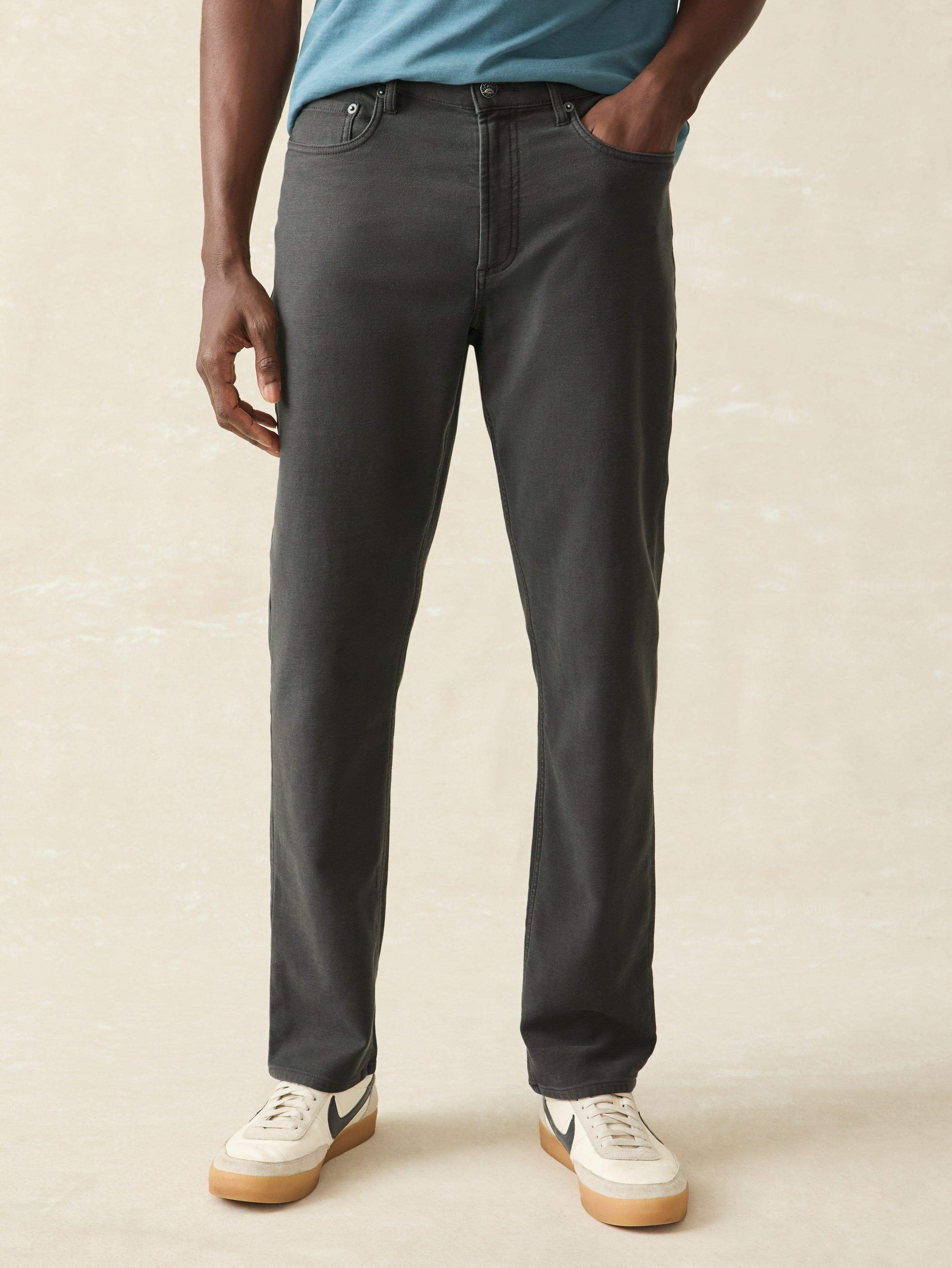 Stretch Terry 5-Pocket Athletic Fit - Onyx Black Main image