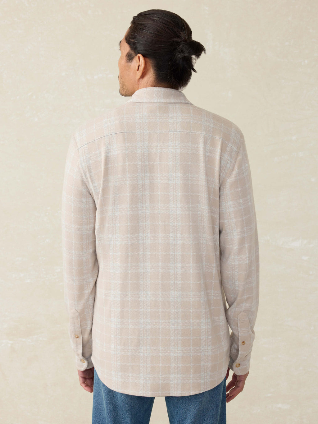 Soft Knit Sweater Shirt - Desert Plains Plaid