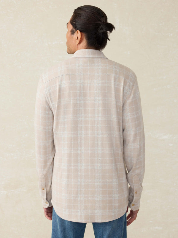 Soft Knit Sweater Shirt - Desert Plains Plaid