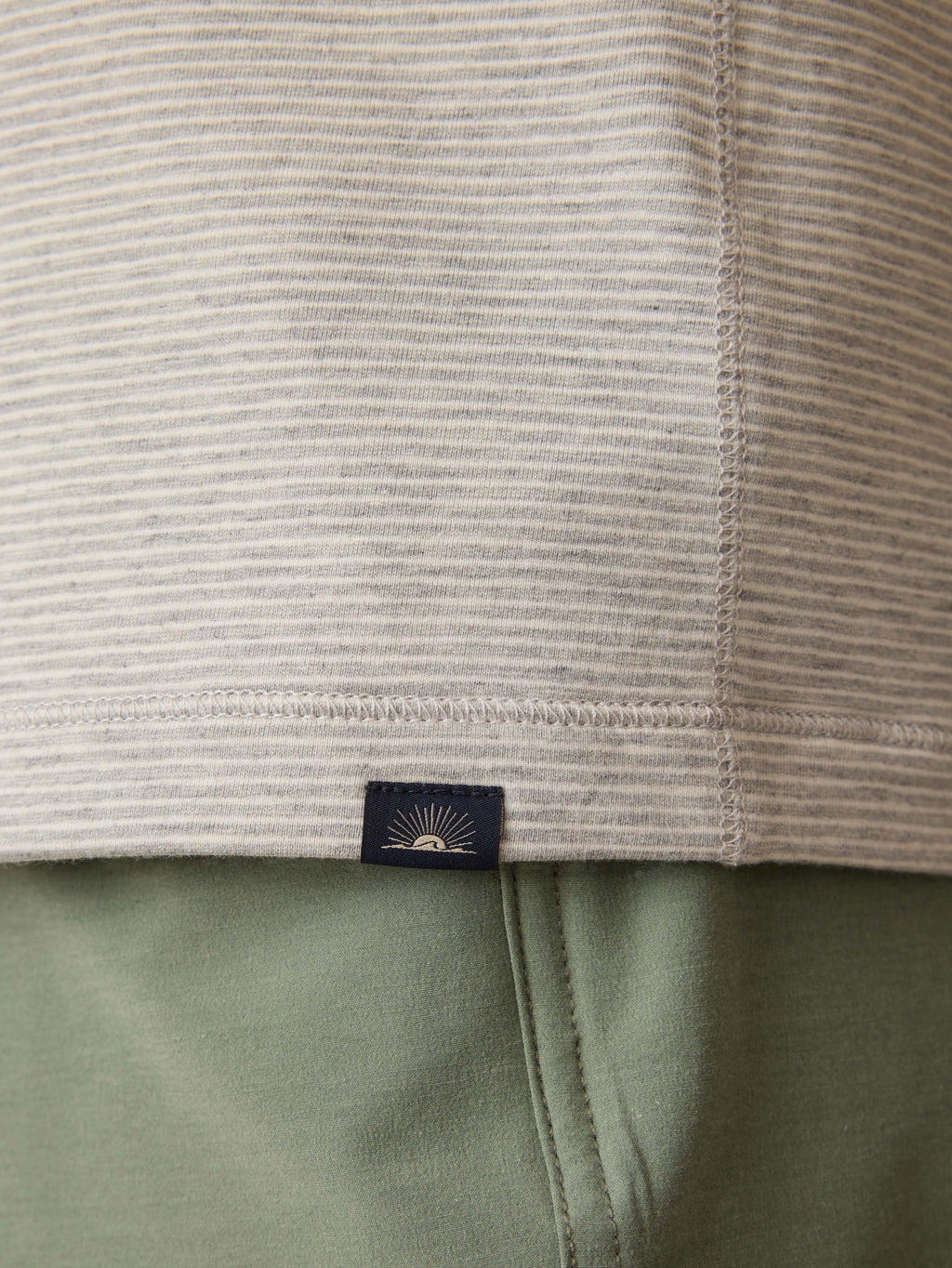 Movement™ Quarter Zip - Grey Cove Stripe
