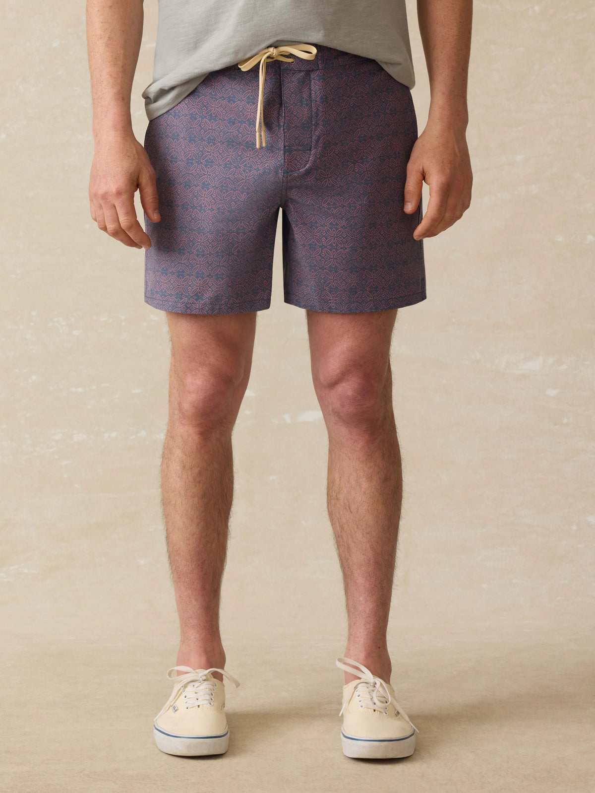 Biarritz Boardshort - Dusk Rose Medallion Main image