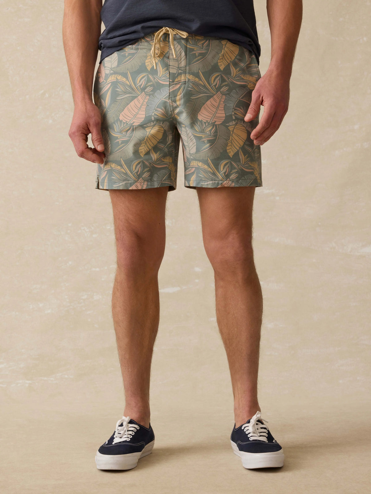 Biarritz Boardshort - Valley Sunwashed Leaves Main image