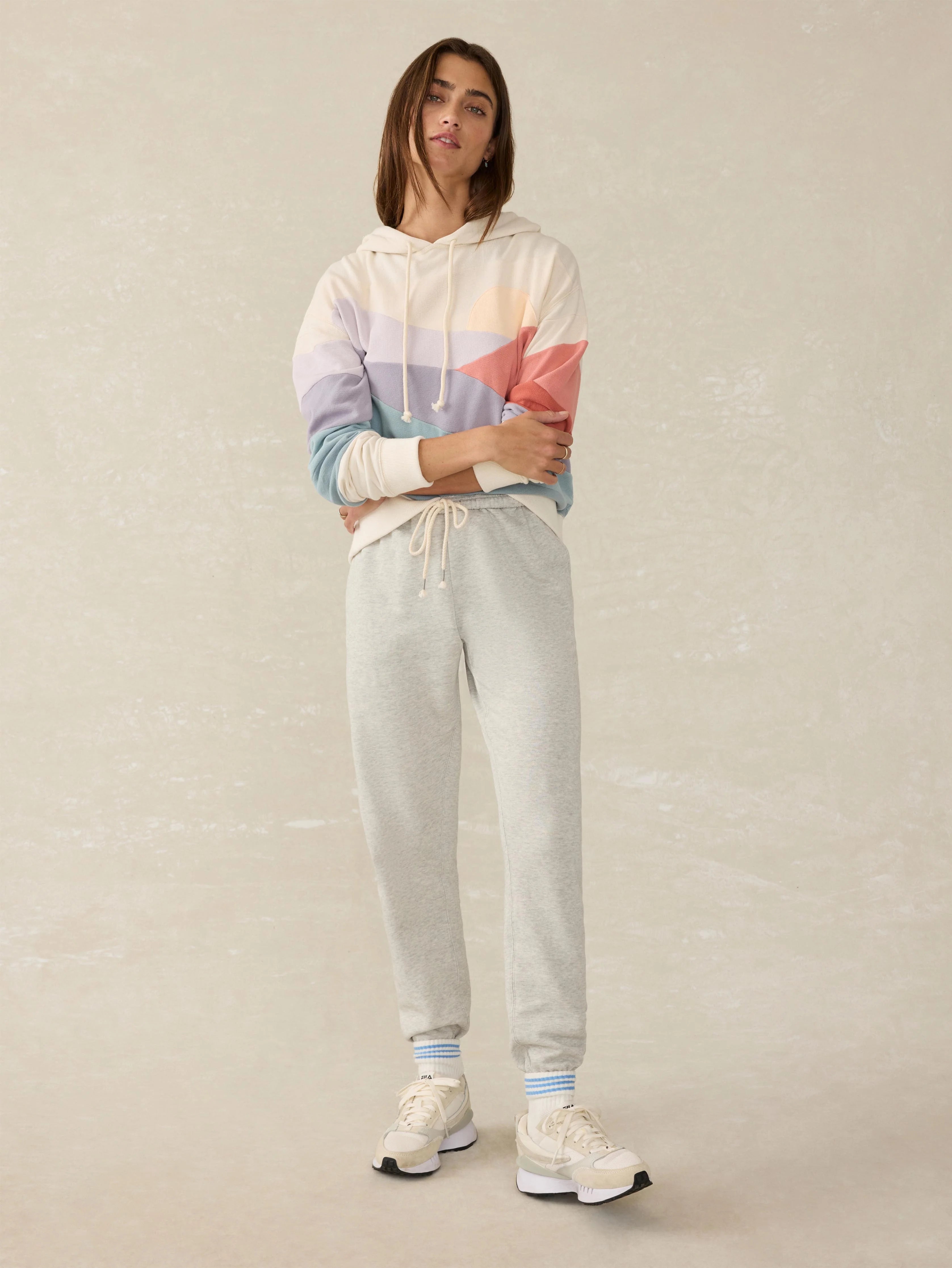 High Standard Fleece Sweatpant - Light Grey Heather Main image
