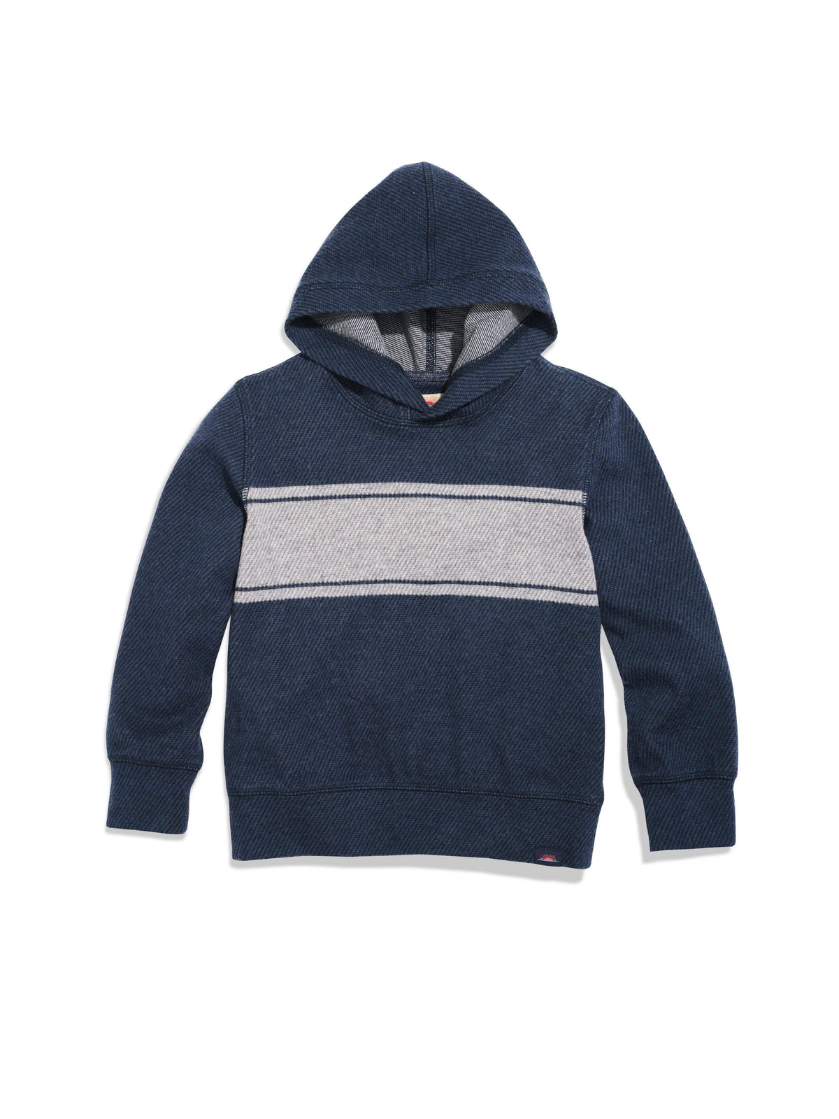 Kids Legend™ Sweater Hoodie - Brighton Navy Surf Stripe Main image