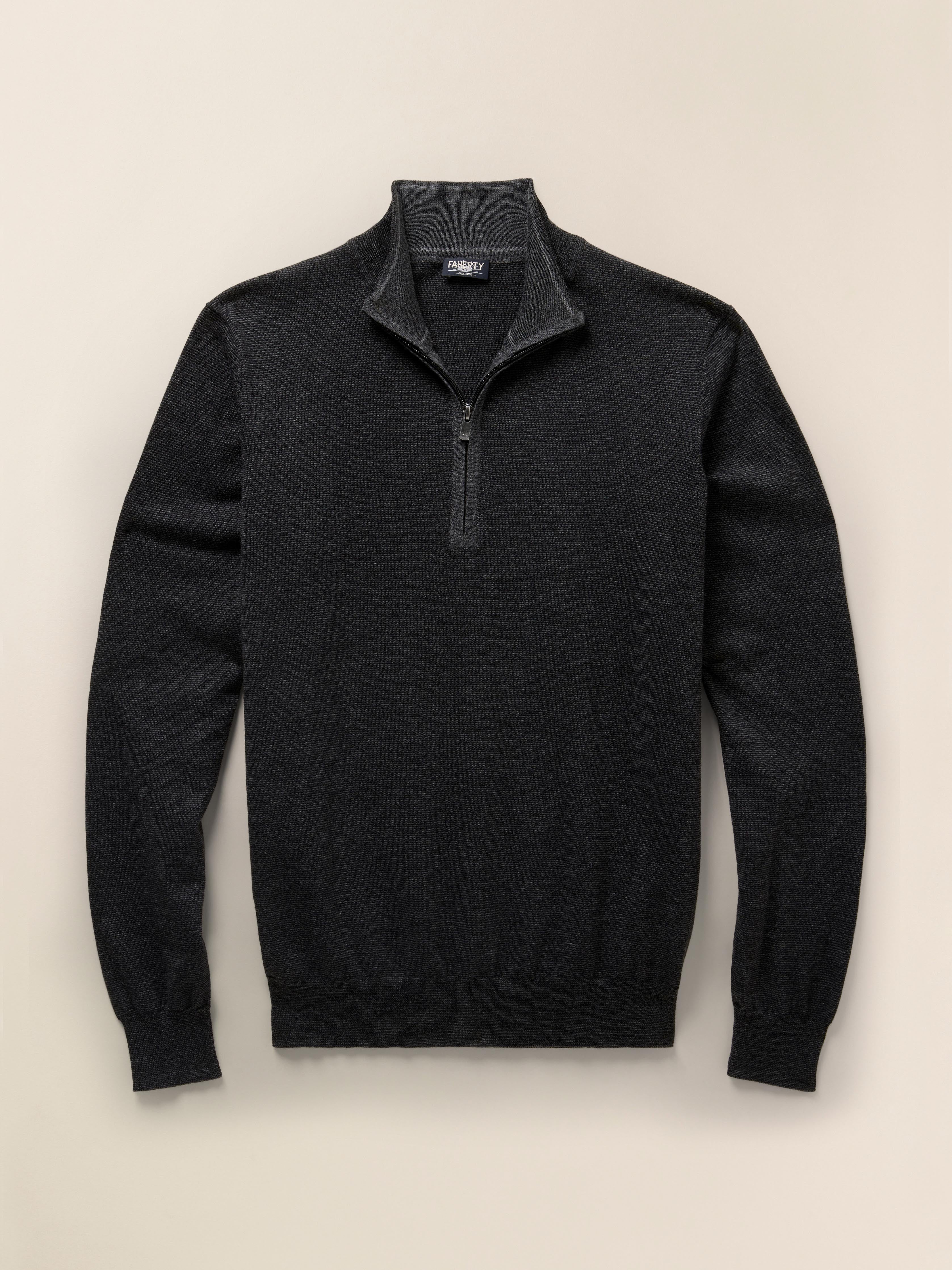 Movement™ Quarter Zip Sweater - Ash Melange Main image