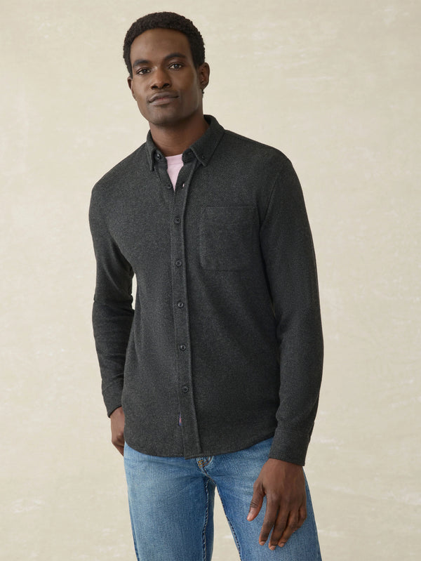 Legend™ Sweater Shirt (Tall) - Heathered Black Twill