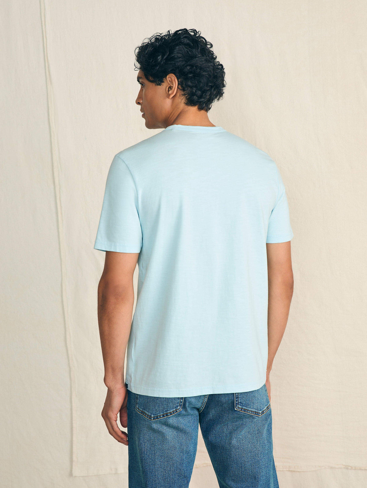Sunwashed Pocket Tee - Blue Oasis