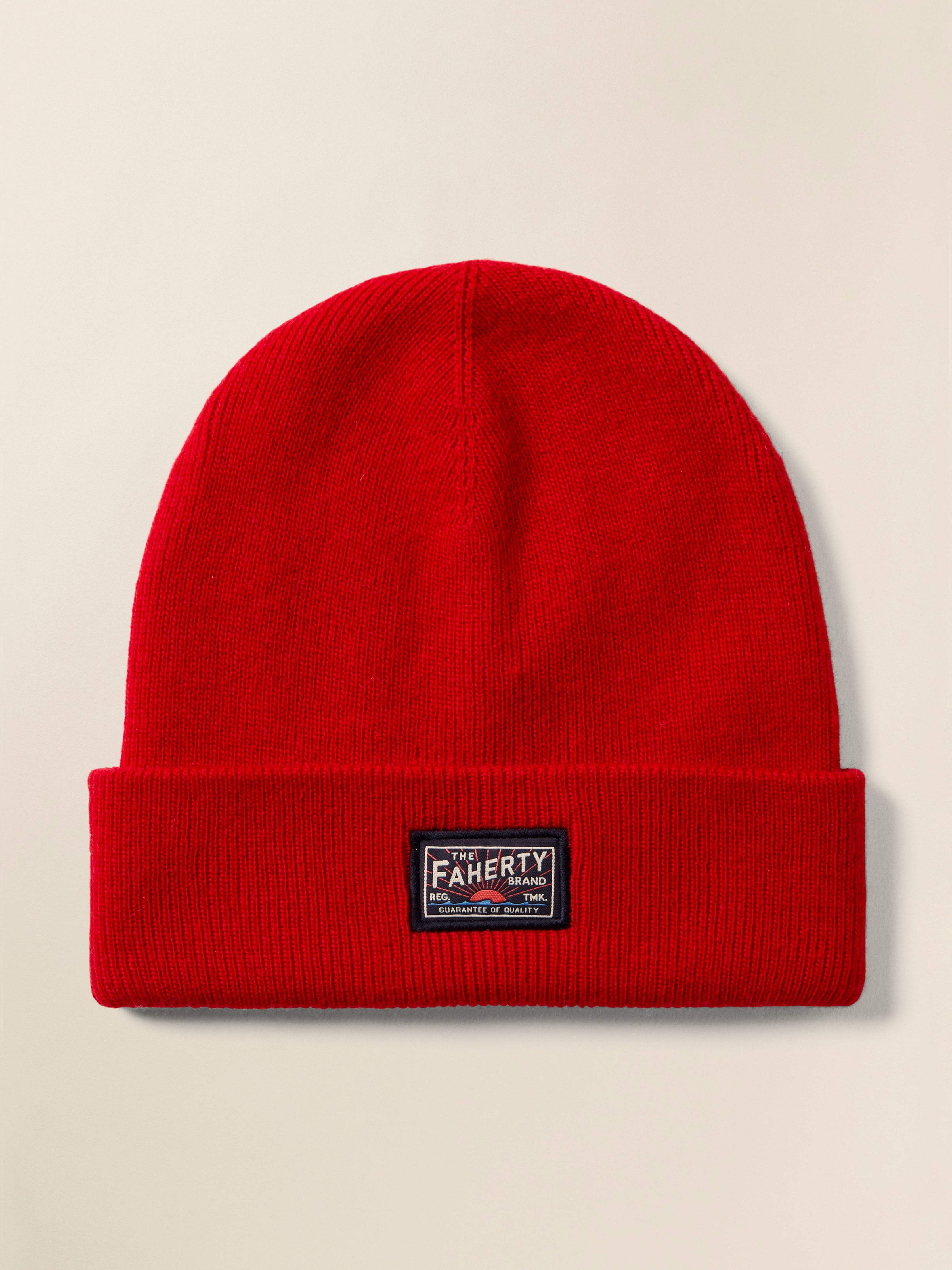 Faherty Logo Beanie - Red Main image